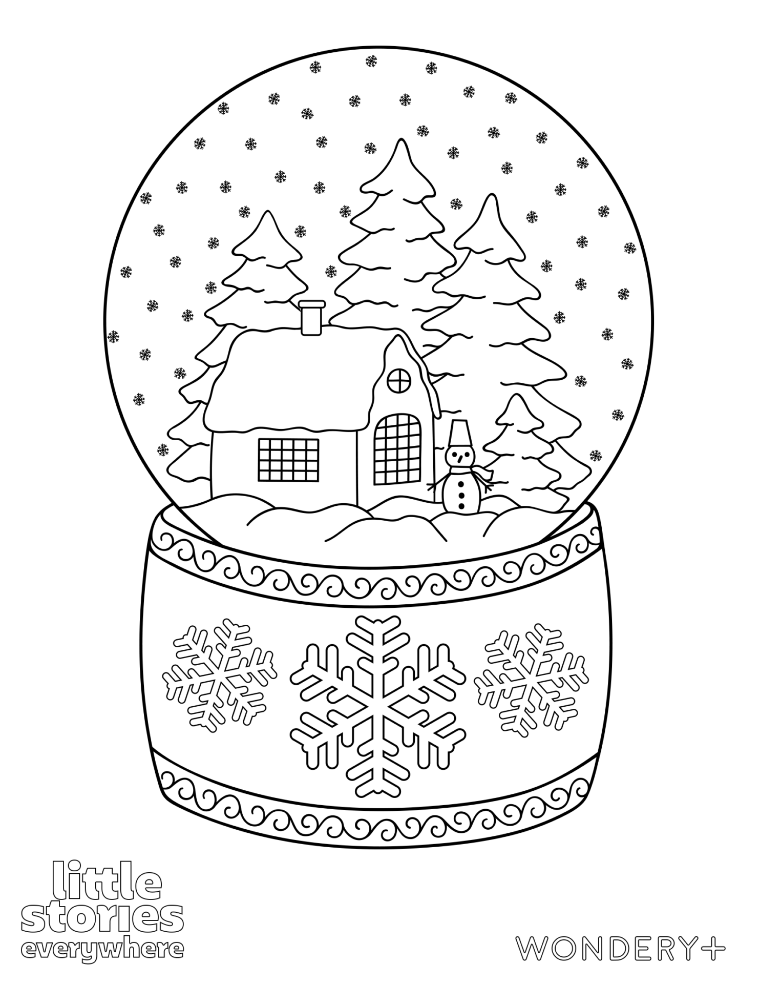 Little Stories Everywhere Coloring Pages | Wondery | Premium Podcasts